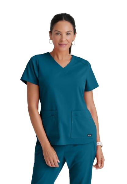 GREY'S ANATOMY Pijama Médica GRST011/GRSP500 Confortable para Dama Pantalón Corte Recto Regular - Scrub Diseño Elegante, Tela Suave y Flexible, Durabilidad, Ajuste Perfecto.