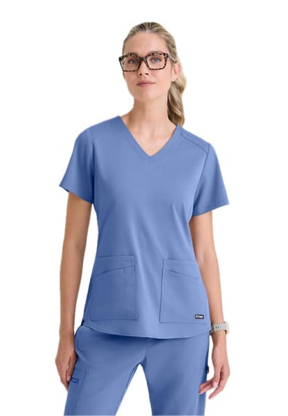 GREY'S ANATOMY Pijama Médica GRST011/GRSP500 Confortable para Dama Pantalón Corte Recto Regular - Scrub Diseño Elegante, Tela Suave y Flexible, Durabilidad, Ajuste Perfecto.