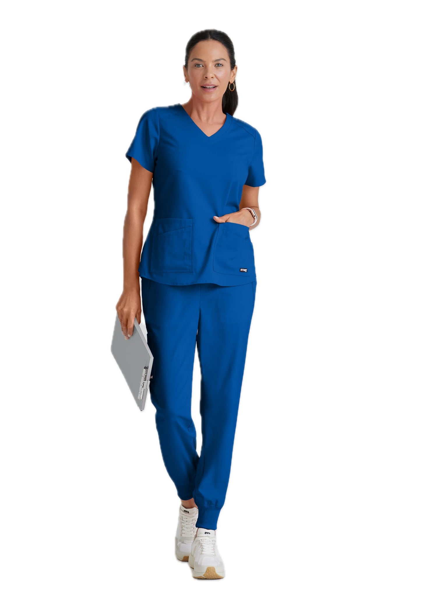 GREY'S ANATOMY Pijama Médica GRST011/GRSP527 Confortable para Dama Pantalón Jogger - Scrub Diseño Elegante, Tela Suave y Flexible, Durabilidad, Ajuste Perfecto.